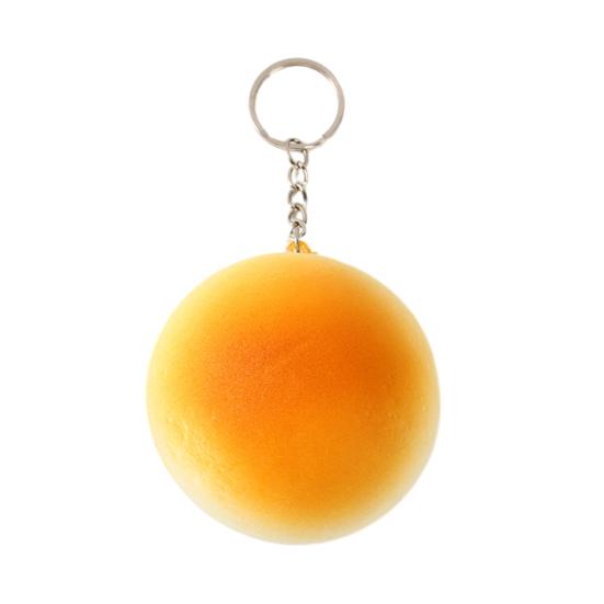 Realistic Golden Bun Squeeze Toy PU Slow-Rising Fidget Food-Themed Design Soft Stress Reliever for Kids Adults Novelty Gift for