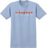 KrooKED Skateboardin T-Shirt Size Small LtBlueRedWhiteBlu