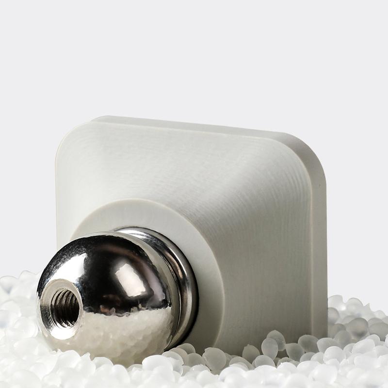 Batente de porta anticolisão sem perfuração, forte resistor magnético para sucção do solo