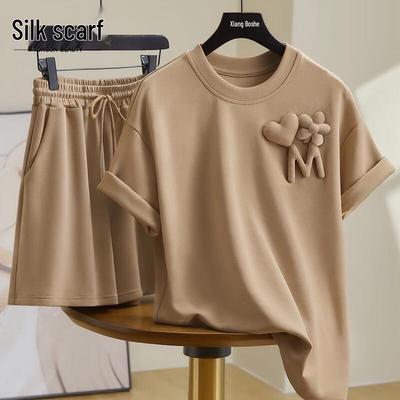 Women's College Style Two-Piece Summer Set