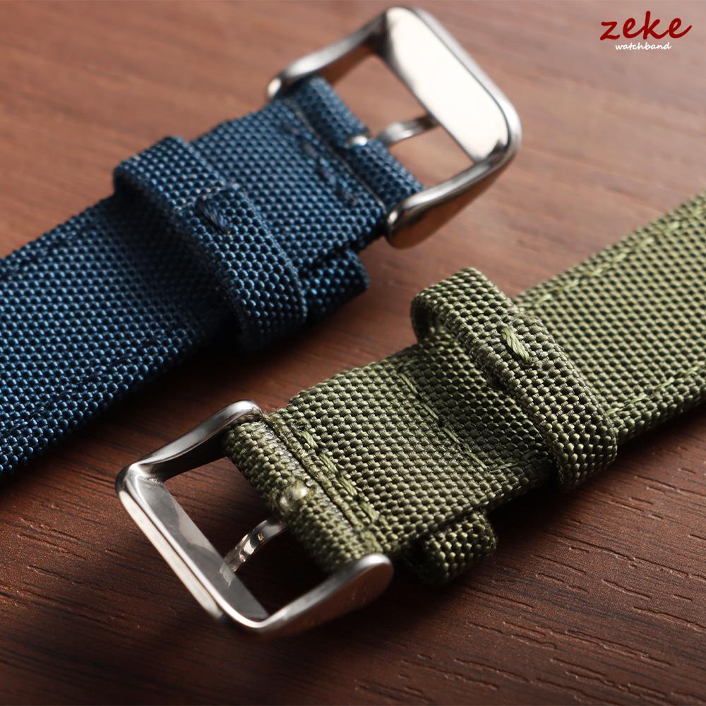 20mm 22mm Waterproof Sailcloth Watch Strap Two-Sided Nylon Watchband Men Quick Release Bracelet for Samsung Galaxy Watch 7/6/5/4