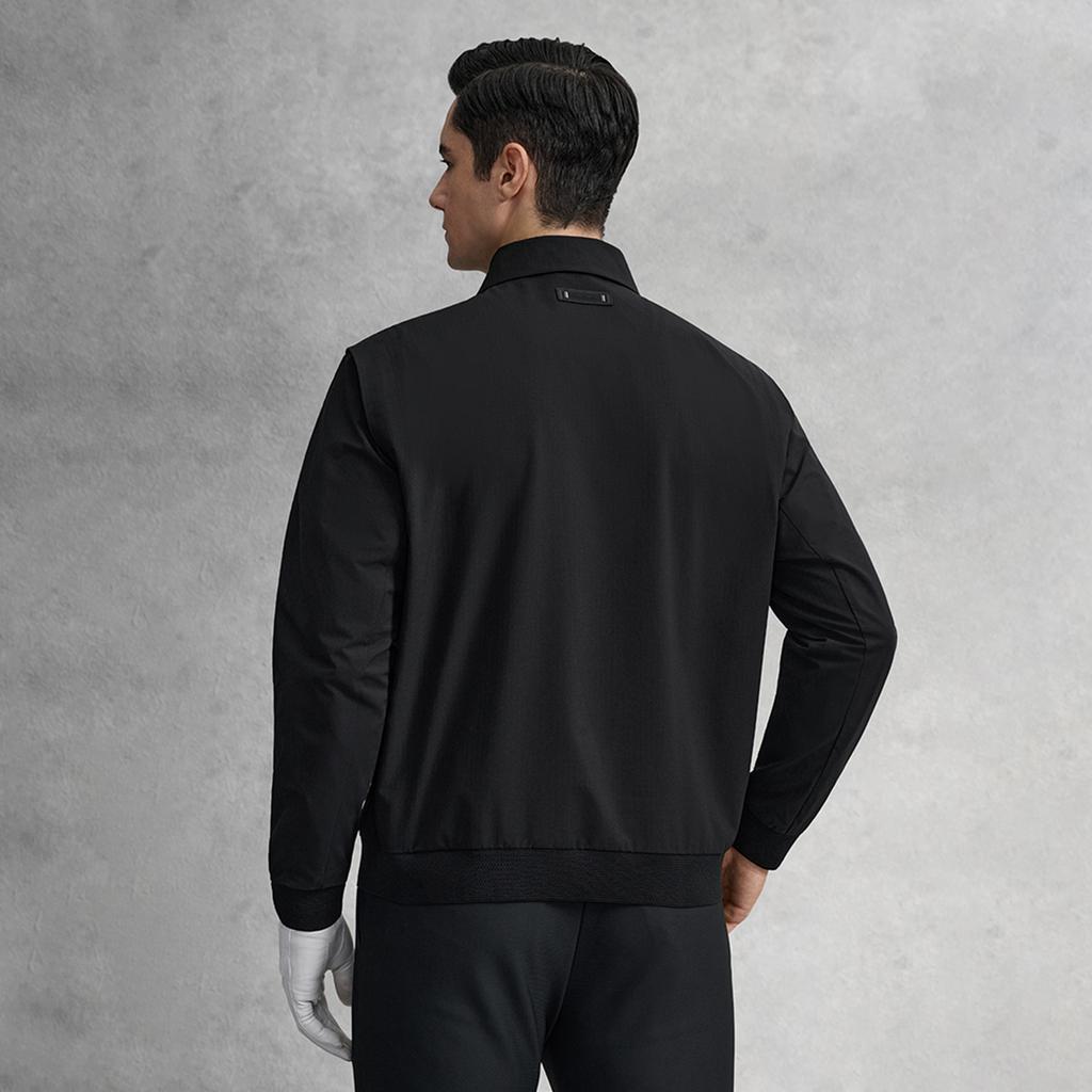 FILA Golf Series Vintage Minimalist Classic Sports Casual Comfortable Woven Jacket Men jackets A11M615710FBK