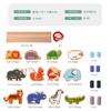 Shinse Building Blocks Balance Game Stringing Toy Stacking Montessori Toy Wooden Educational Toy Concentration Finger Training Early Development