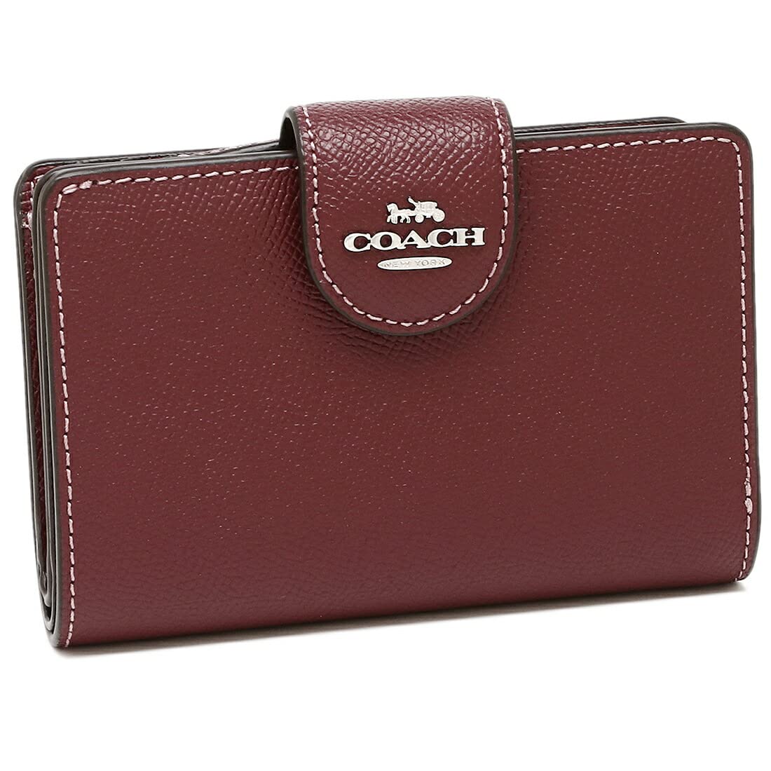 

Outlet Wallet Mini Wallet Wine Red F6390 SVWN [Coach] Bi-fold Women s [Used]