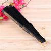 Black Spanish Style Dance Party Wedding Lace Silk Folding Hand Held Flower Fan