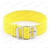14mm 16mm 18mm 20mm 22mm Perlon Woven Nylon Watchbands Fabric Bracelet Military Men Watch Strap Metal Buckle Black Blue Band