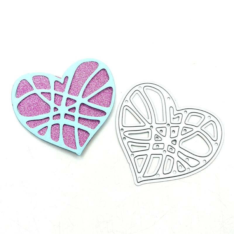 Heart Metal Die Cuts Wedding Cutting Dies Cut Stencils for DIY Embossing Paper Valentines Day Scrapbooking Decorations