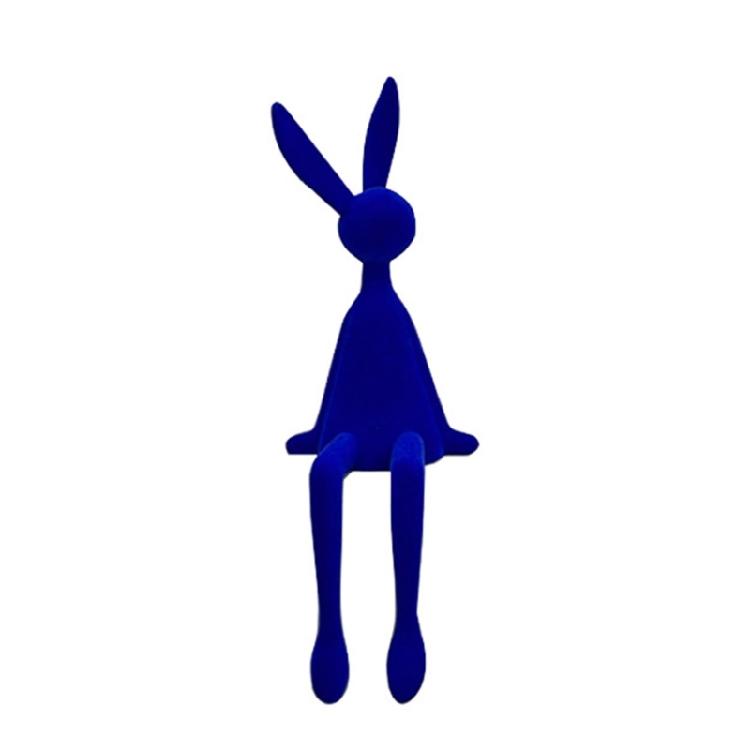 Plush Flocked Animal Figurine Animal Display Realistic Home Decors Figurine Animal Figure Animal  Statue for Kids