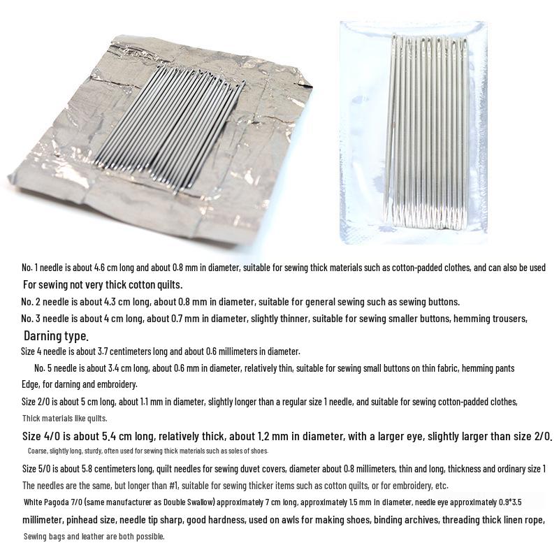Steel Hand Sewing Needle for Embroidery and Clothes