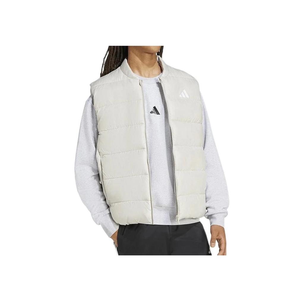 adidas Logo Sleeveless Zip Vest Men Vests JM8418
