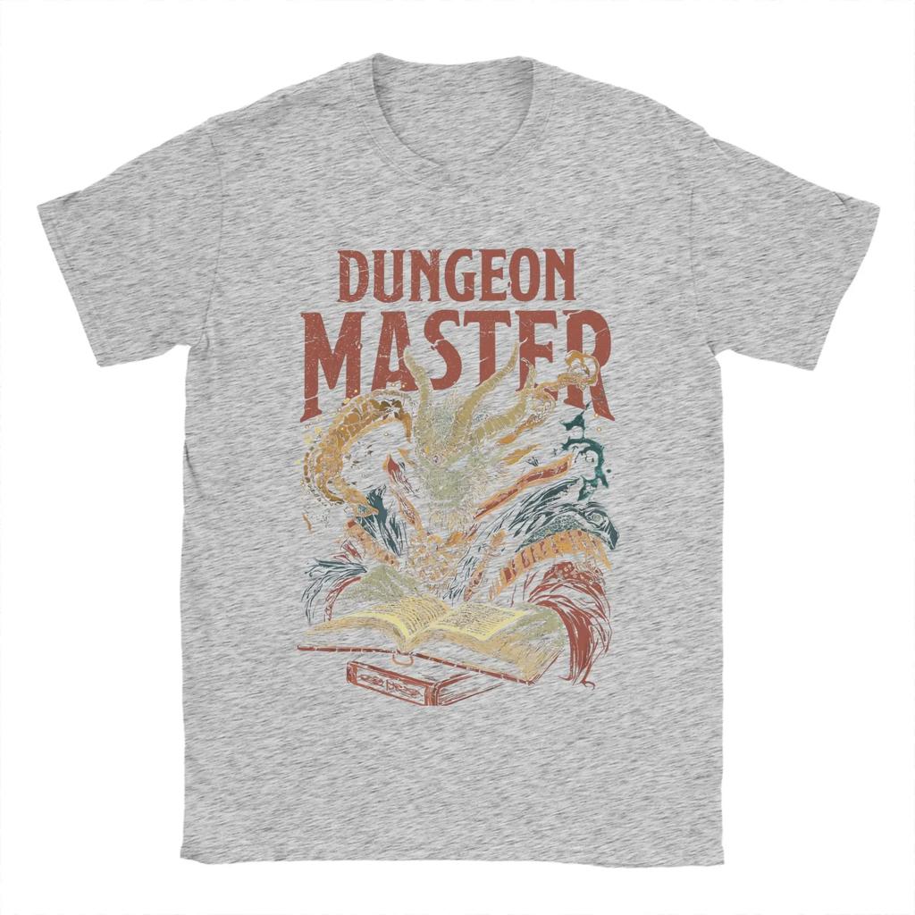 Summer Men Women Dungeon Dragon DnD Master T-shirt Cotton Clothes Retro Round Neck T-shirtT-shirt Street Wear