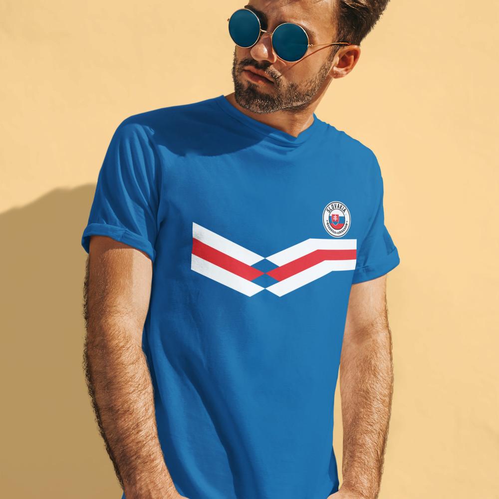 

Мужская Ретро Футболка СЛОВАКИЯ Словацкая 2024 Мировая Доставка Подарок XL