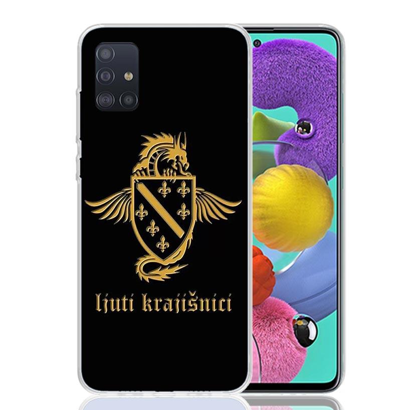 Bosnia And Herzegovina Flag Phone Case For Samsung Galaxy A52 A32 A22 A12 A02S A50S A30S A51 A31 AA71 Note 20 Ultra 10 S10 Plus