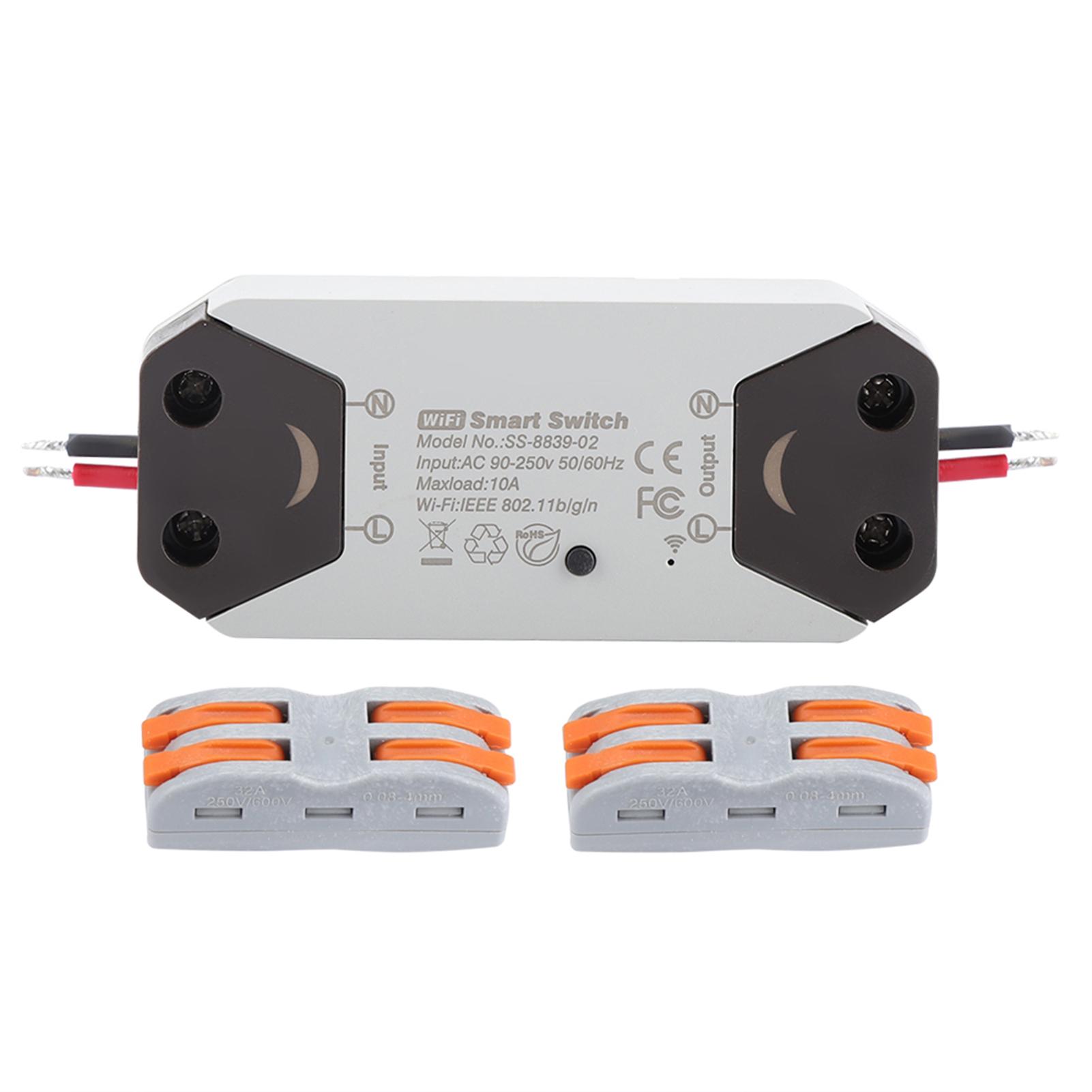 

DIY WiFi Smart Light Switch Universal Breaker Remote Control Works with Alexa Google Home