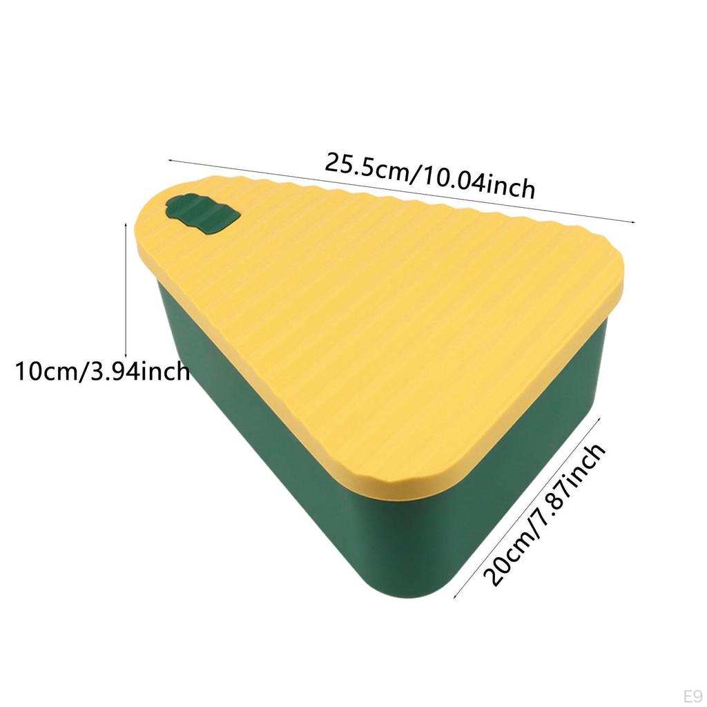 Food Grade Silicone Pizza Storage Box Lunch Sturdy Multipurpose Easy Cleaning for Home & Travel