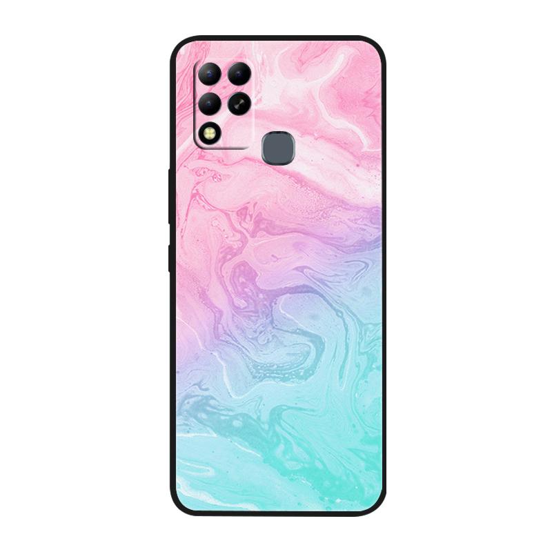 For Infinix Hot 11 G37 4G Case Covers TPU Black Silicone Cover for Infinix Hot11 G37 Protective X689F Soft G 37 Black Shells