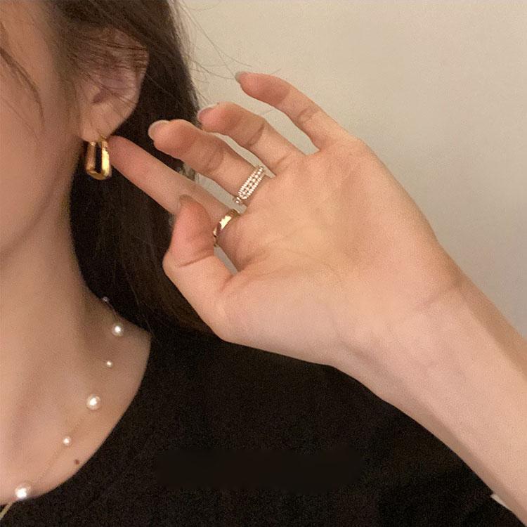 Cercei de aur geometric din argint 925 pentru femei Bijuterii cercei la modă Prevenirea alergiilor Accesorii de petrecere Cadou