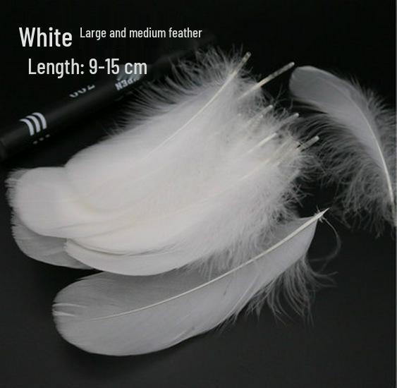 White Feathers for DIY Handmade Clothing & Jewelry Accessories