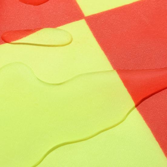 1 Pair Referee Flag Exquisite Easy To Use Stainless Steel Tube Soccer Judge Linesman Flag Football Referee Tool