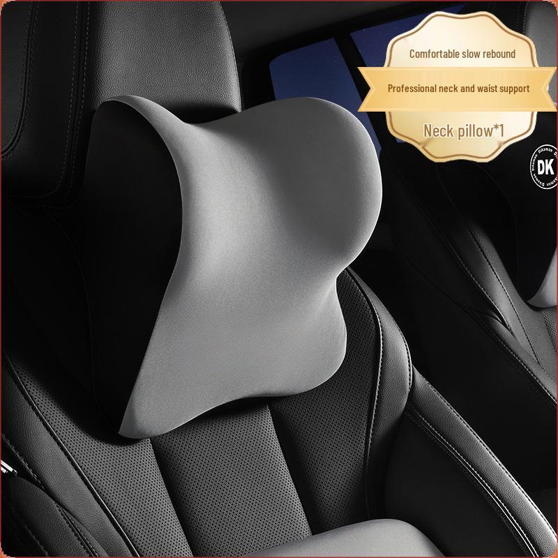 Premium Car Headrest & Lumbar Support Neck Pillow for Driver