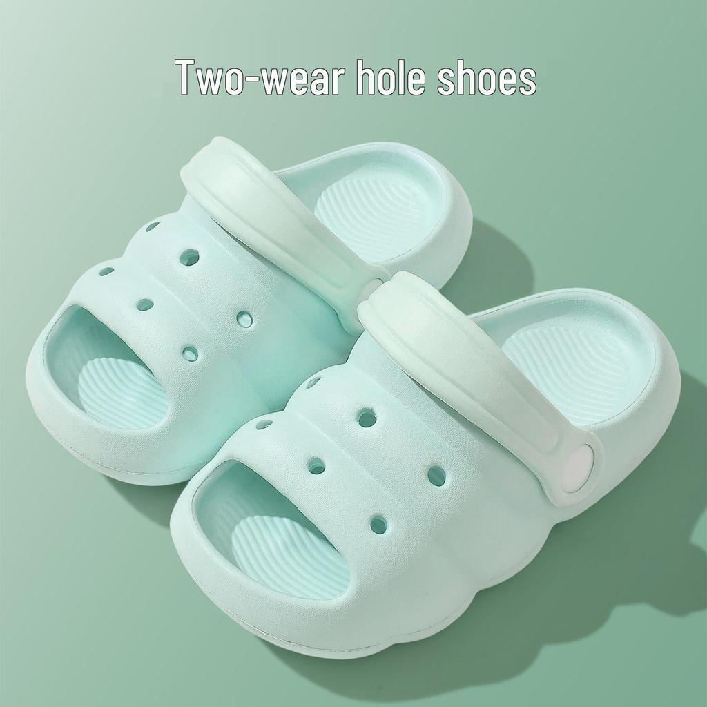 Kids' Soft Summer Indoor Slippers - Lightweight Crocs for Toddlers and Children