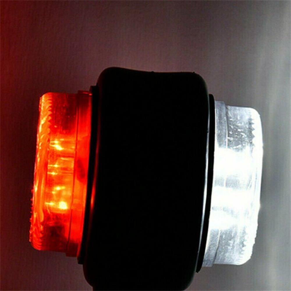 2xLED Side Outline Stalk Marker Lights Lamp Side Marker Lights For Trailer Truck Carvan Lamp 12-24V