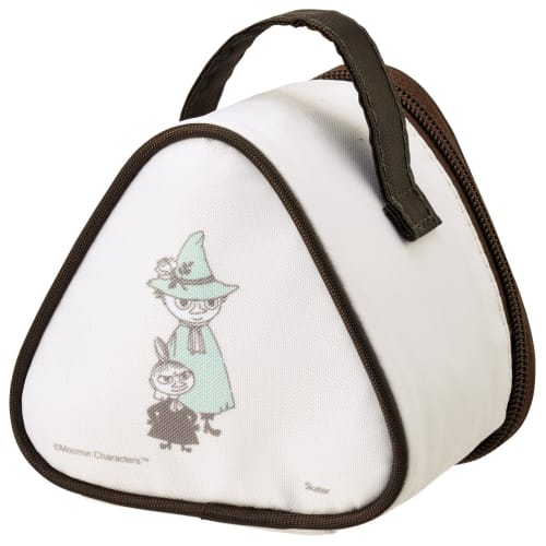 Skater Insulated Rice Ball-Shaped Lunch Bag, Rice Ball Case, Insulated, Holds 2 Rice Balls, Moomin KONC2