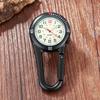 Alloy Material Fluorescent Dial Multi-Functional Mountaineering Pendant Watch, Safety Buckle Pointer Multi-Functional Mountaineering Pendant Watch