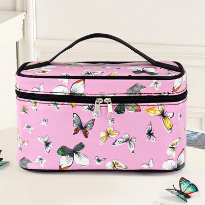 2024 Large Capacity Travel Makeup Bag - Women's Handheld Toiletry & Cosmetic Case