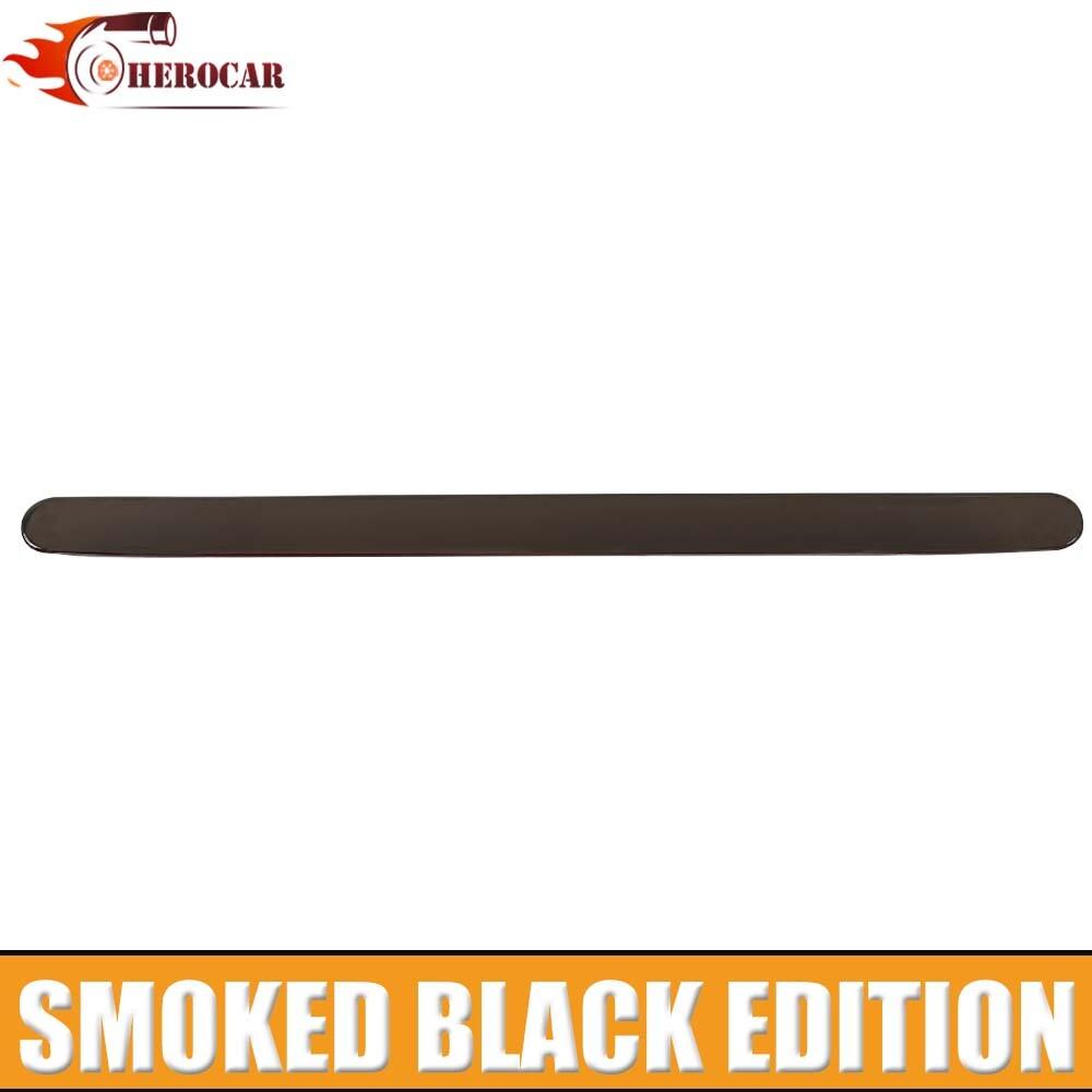 Smoked Black High Third Brake Light Lamp Cover Trim Strip For Ford Mustang 10-14