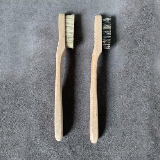 Yousheng Rock Climbing Brush with Wooden Ergonomic Handle Thick Boar Bristles Portable Indoor Outdoor Climbing Bouldering Brush Cleaning Tool