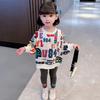 Girls Spring Autumn Fashion Hoodie Tracksuit Cute Baby Casual Two Piece Set