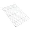 Checkered Cooling Rack 304 Stainless Steel Grid Deformation Resistance Baking Wire Rack for Home Bakery Bread Cake Cooky