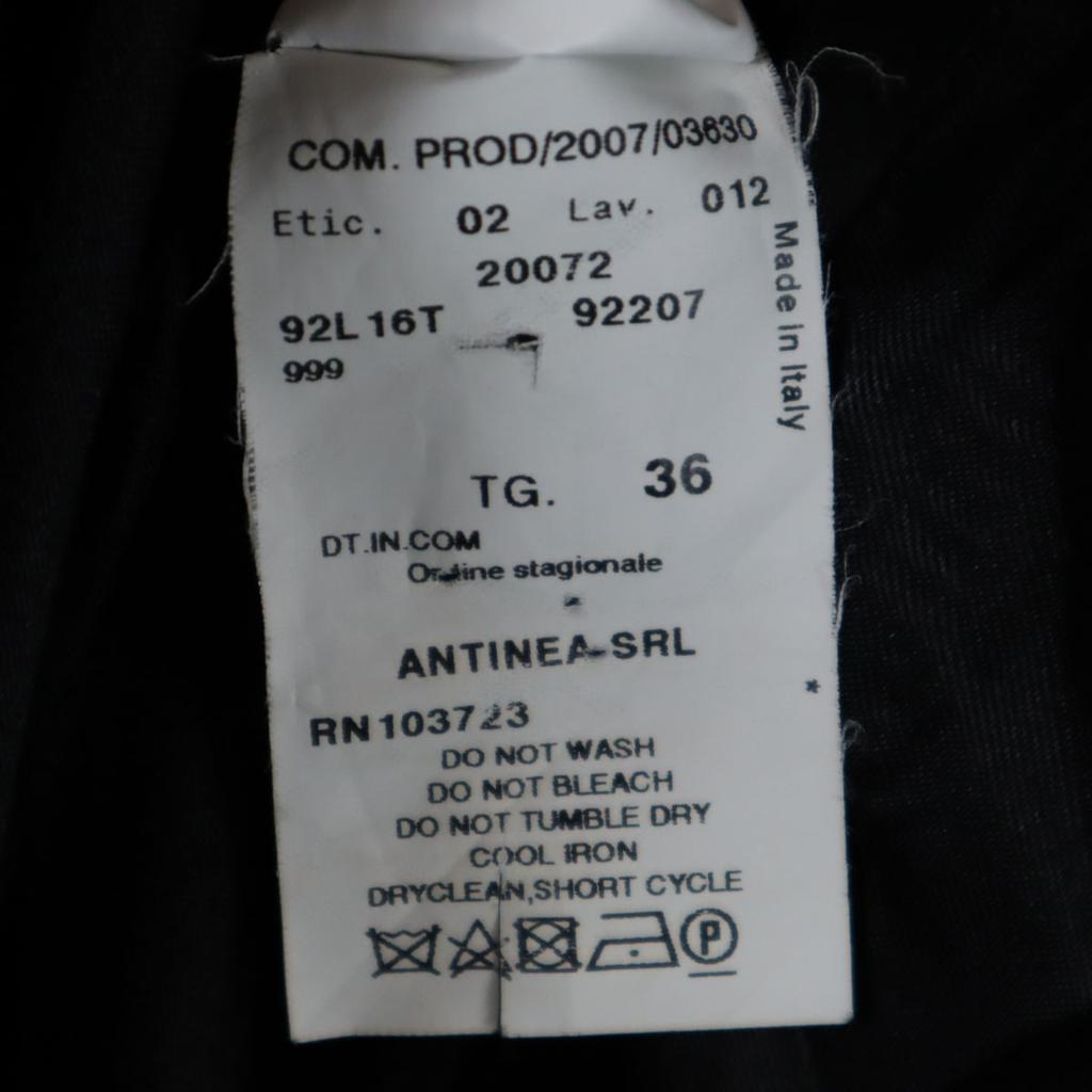 Emporio Armani Made In Italy Coat 36 Black Women Used