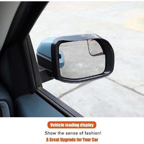 TOYCIDFG Sideview Mirror Rain Eyebrow Frame Cover Trim Compatible with Ford Maverick 2022 2023 2024 2025, Car Exterior Decoration Accessories 2Pcs