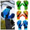 1 Pair Non-Slip Soccer Goalie Gloves Protective Fingers Kids Football Goalie Gloves  Soccer