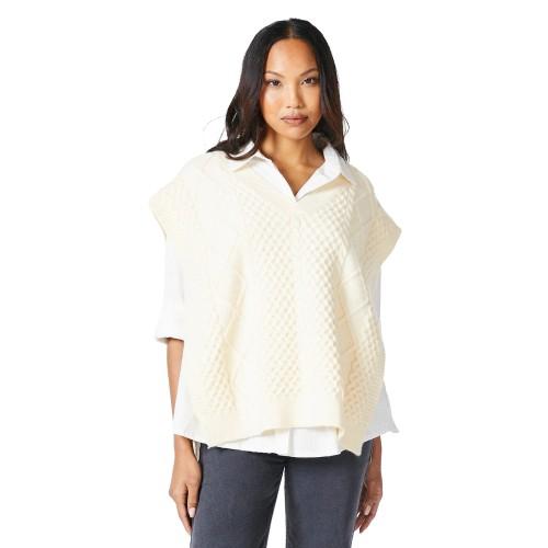 Principles Dame/Damer Kabelstrikket V-hals Tabard