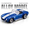 1/24 Ford Shelby Cobra 427 S/C Alloy Model Car Toy Diecasts Casting Sound and Light Car Toys for Children Vehicle