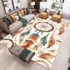 Bohemian Dreamcatcher Carpet Mat Rug Feather Beaded Ethnic Pattern Colorful Home Sofa Decoration Living Room Bedroom Floor Mat