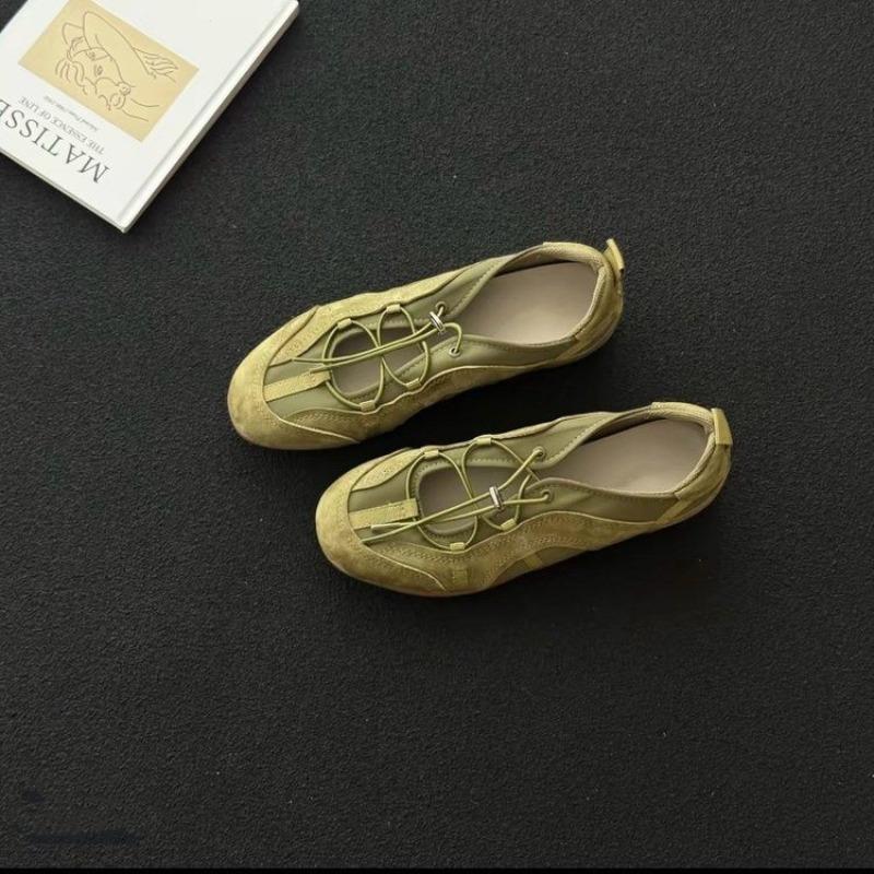 Popular ballet style strap shoes women's summer new flat-bottomed breathable versatile casual shoes