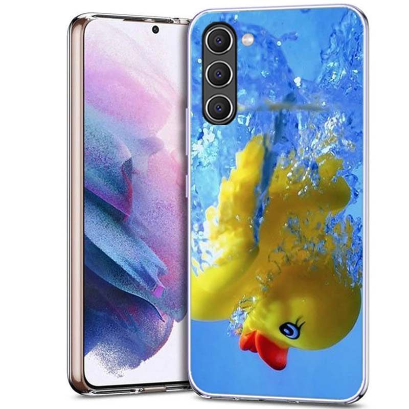 Rubber Ducks Floating in the Swimming Pool Phone Case for Samsung A54 A14 A24 A34 A17 A37 A57 A55 A35 A25 A15 A13 A23 A33 A53 A0