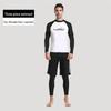 Men's 3-Piece Long Sleeve Rash Guard & Wetsuit Set