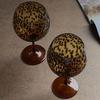 Vintage Leopard Wine Glasses Elegant Tall Stemware Durable Glass for Christmas Thanksgiving New Year Gifts Premium Drinkware