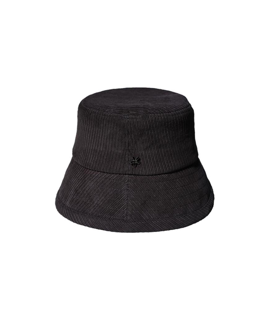 Elkebeullum Basic Corduroy Charcoal Bucket Hat