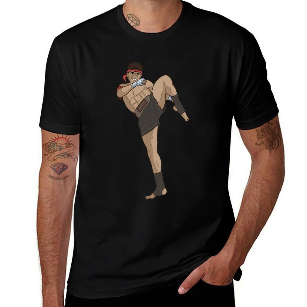Muay Thai Boxing Martial Arts Fighting Kickboxing Thailand Culture Tshirt Moisture Wicking Quick Dry Tee