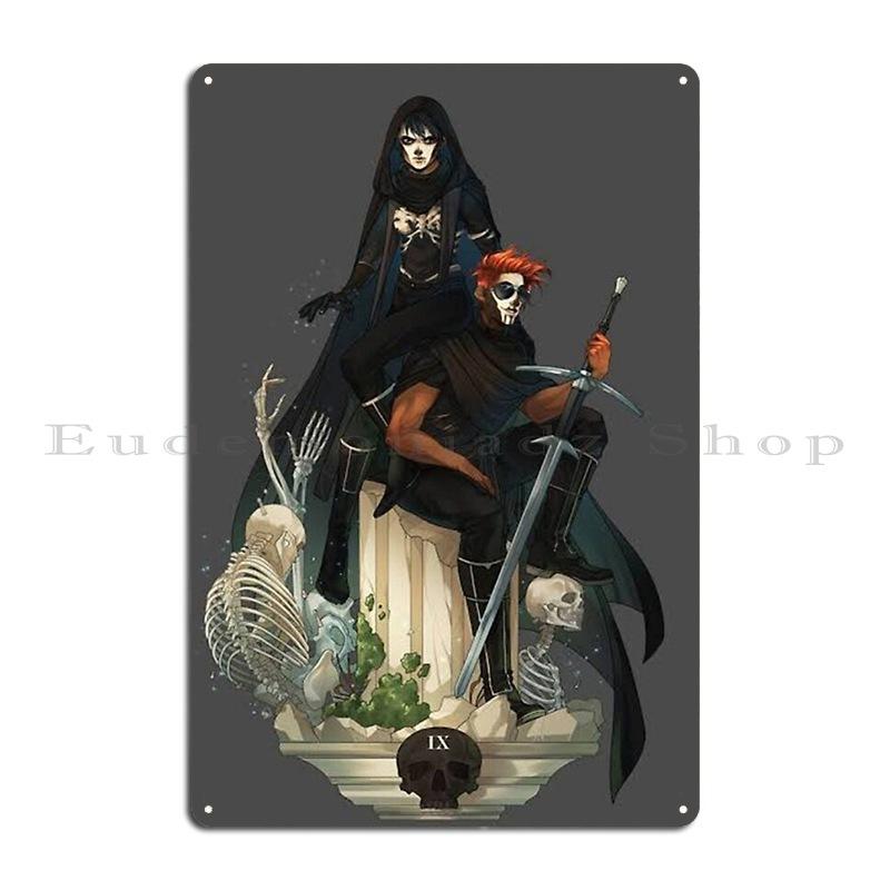 Гидеон Девятый Металлическая Вывеска Клуб Бар Железная Живопись Винтажный Декор Стены Оловянная Вывеска Постер 20x30cm