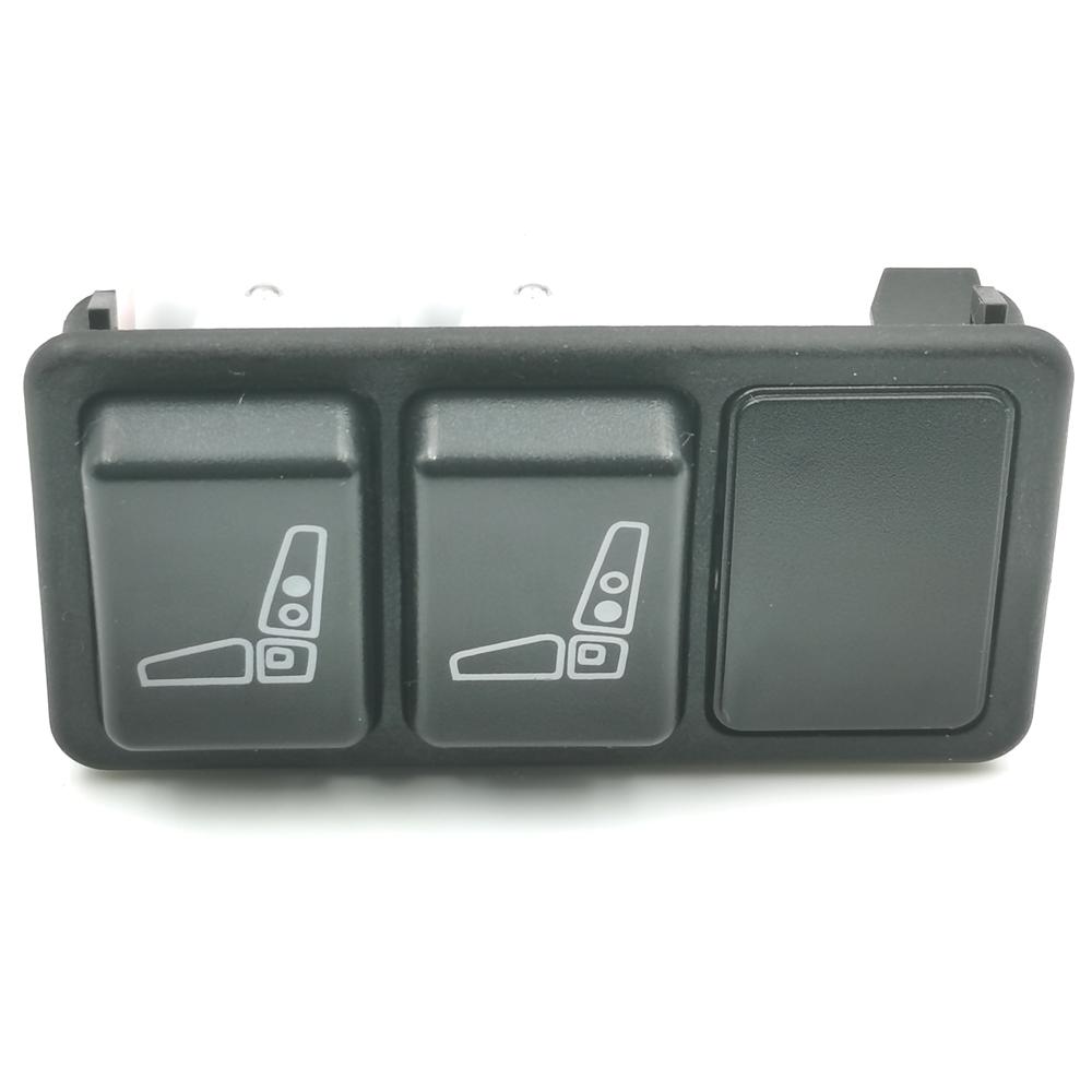

OE:29074-02/04E 81623986093 42538404 Крісло вантажне Регулювання попереку Клапан IPS 2 кнопки Для ISRI/MAN/IVECO (Чорний колір) 29074-02