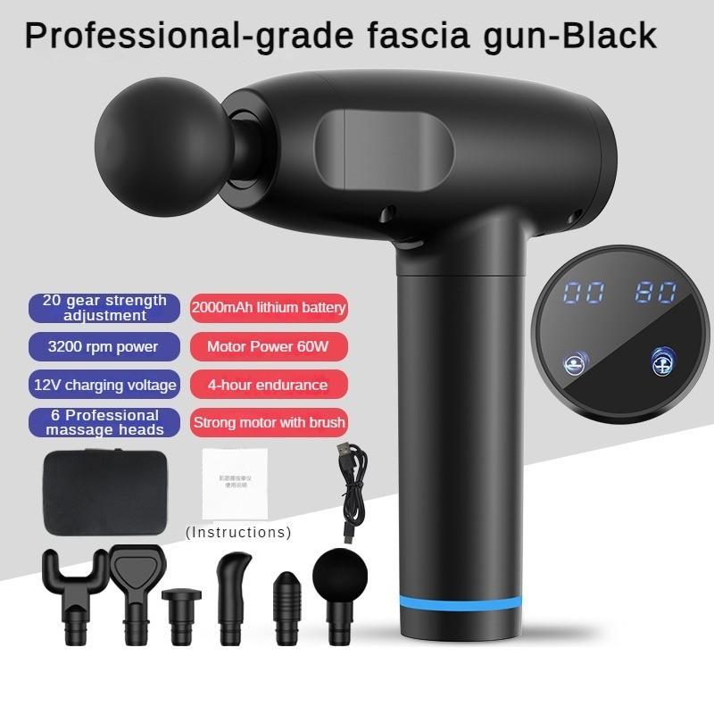 Mini Brushless Motor Multi Gear Adjustment Massager Muscle Relaxation Impact Fascial Gun Professional and Efficient Lithium Battery Massage Equipment
