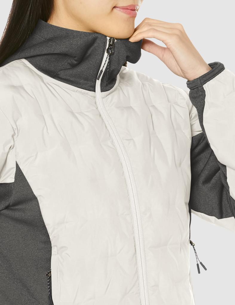 Mizuno Pristine White Down Size Stretch Cold Weather Protection Women's Jacket, S, B2ME1711, Hybrid, Outdoor,