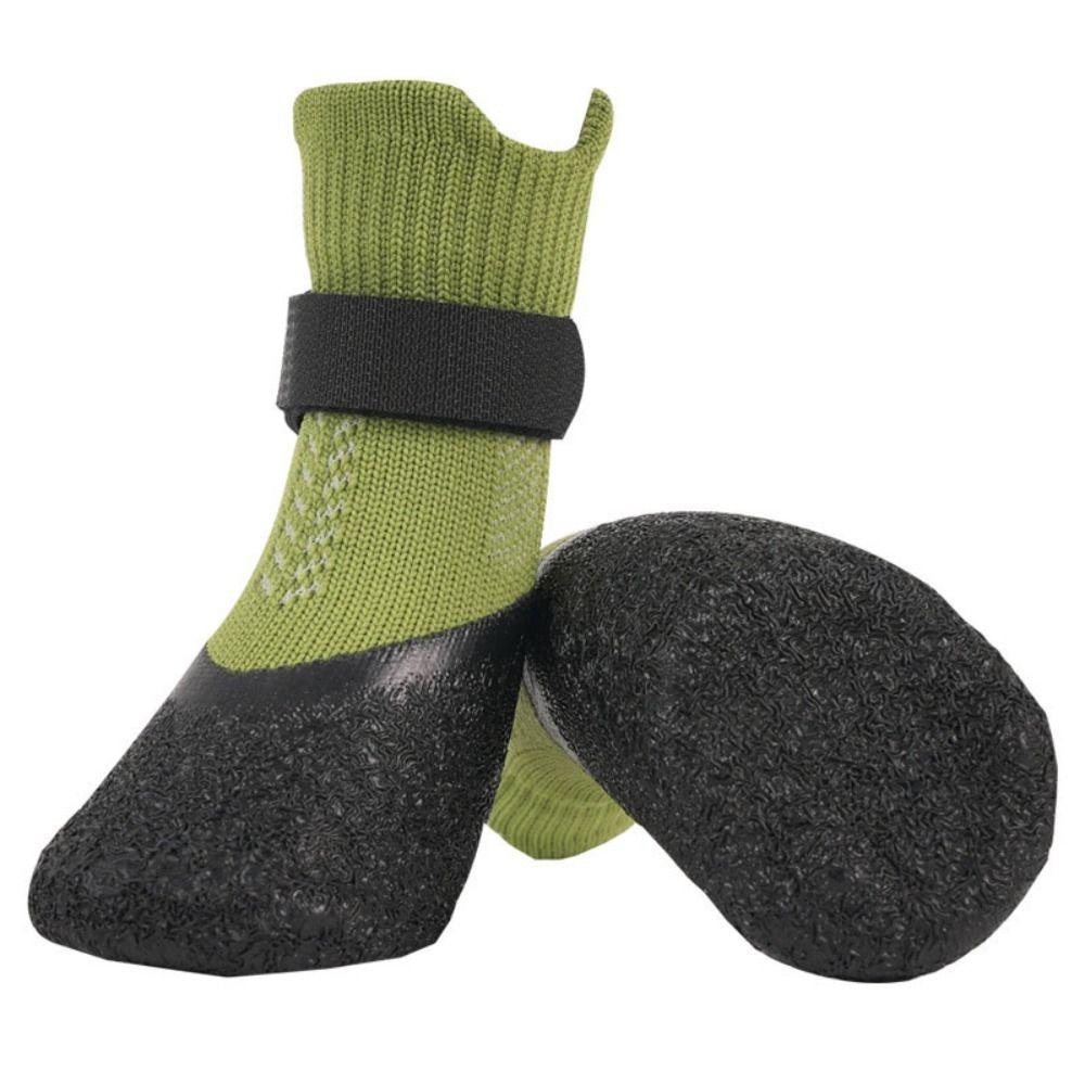 4pcs Waterproof Pet Socks Shoes Anti-dirty Dog Paw Protector Soft Dog Shoes Puppy
